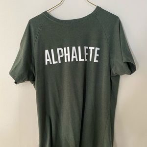 Alphalete green T-shirt